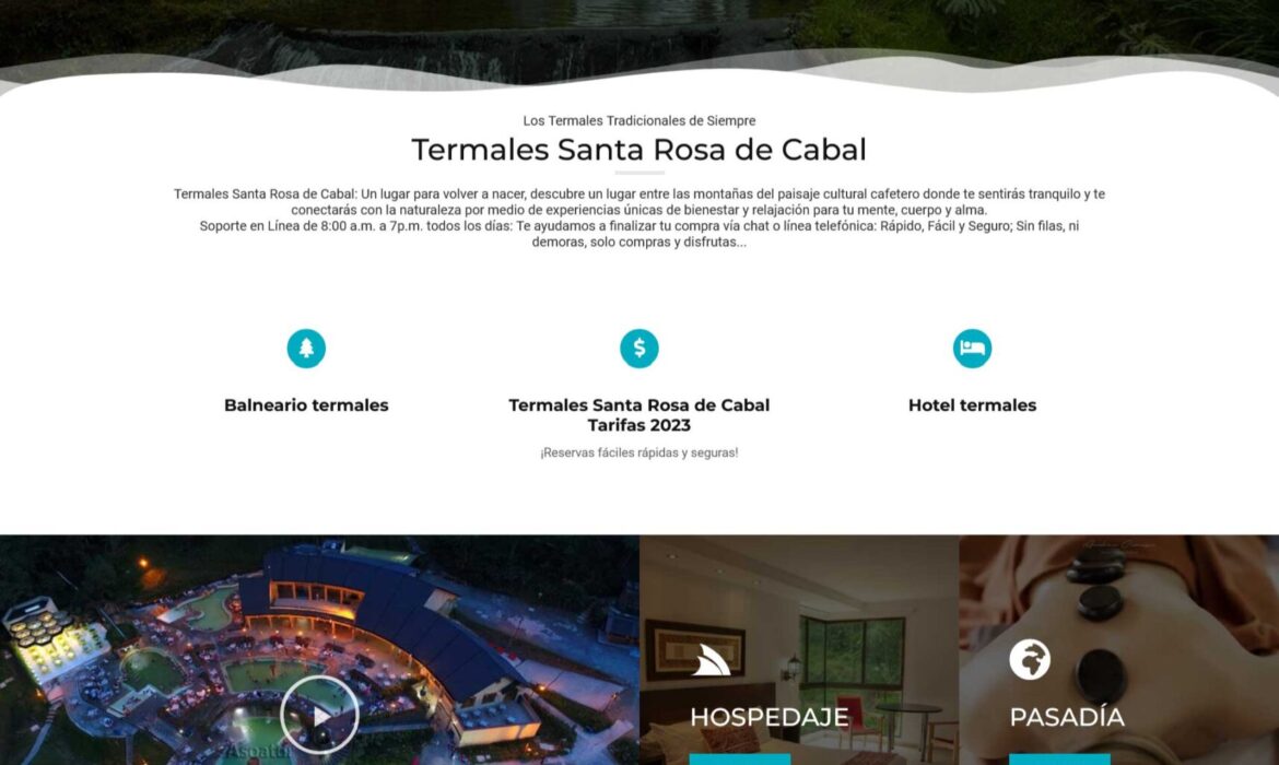 Termalesensantarosadecabal.com